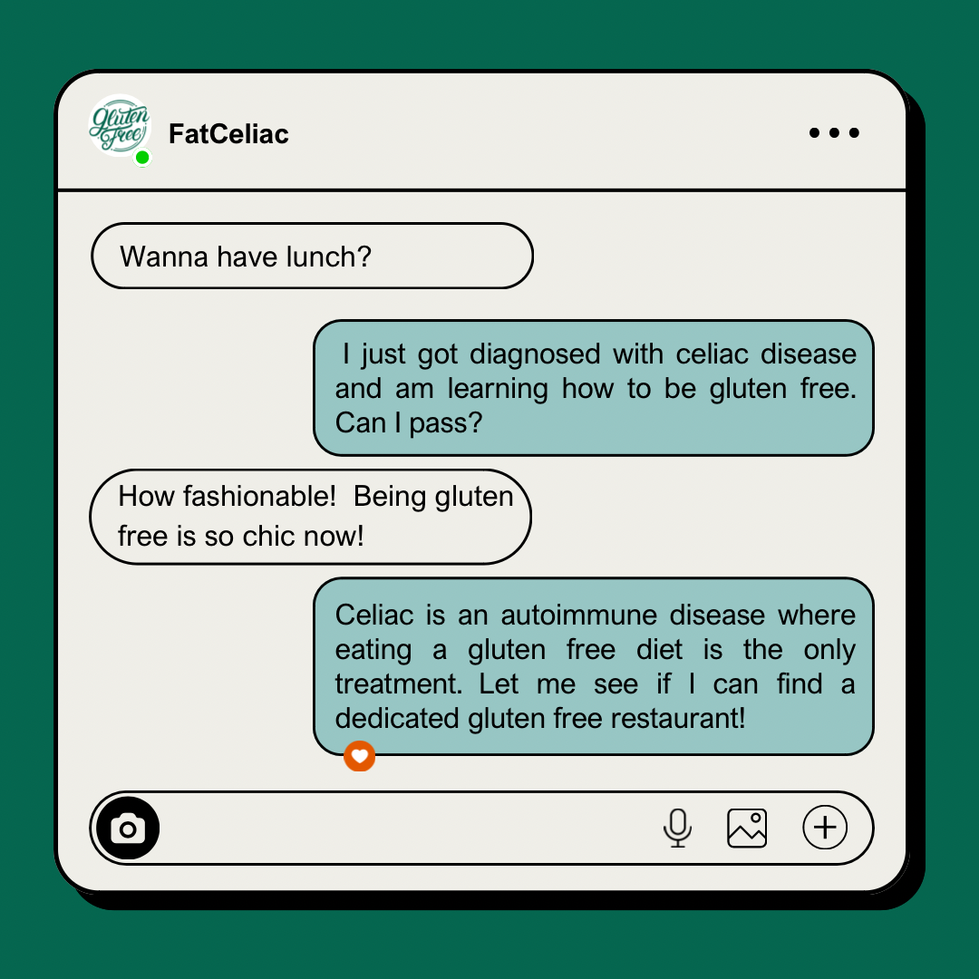 People say the craziest things about being gluten free!